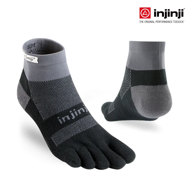 【Injinji】Run避震吸排五趾隱形襪-黑灰NAA409(五趾襪 隱形襪 中性款 吸濕快乾) 歷史價格詳細信息