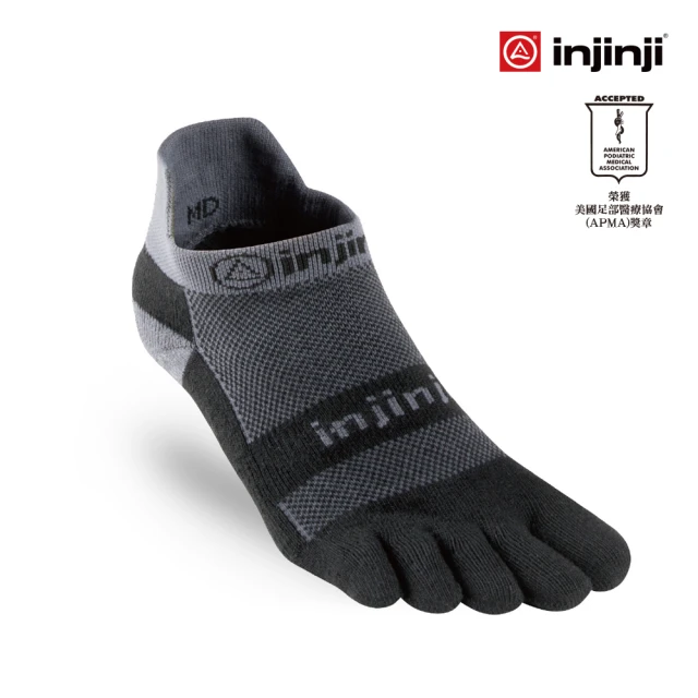 【Injinji】Run避震吸排五趾隱形襪-黑灰NAA409(五趾襪 隱形襪 中性款 吸濕快乾) 歷史價格詳細信息