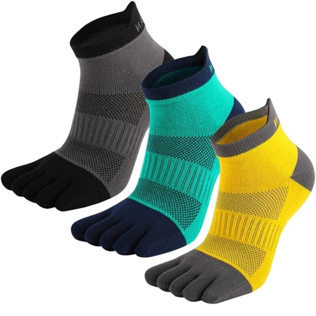 分趾襪 運動襪 防汗防臭 男士五指襪五趾襪子男分趾襪純棉男襪秋冬季運動百搭透氣長筒襪TC 歷史價格詳細信息