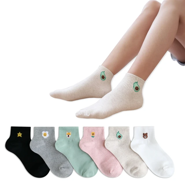 韓國襪子 可愛食物滿版船型襪 10入組(隨機出貨) 歷史價格詳細信息