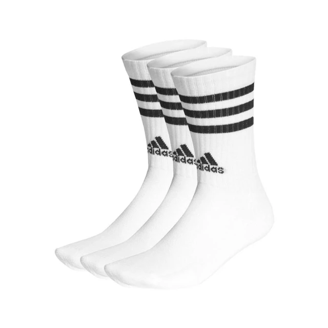 【adidas 愛迪達】男女運動中筒襪-三雙入-襪子 長襪 慢跑 訓練 愛迪達 黑白(IC1321 HT3458 IC1311 HT3446) 歷史價格詳細信息