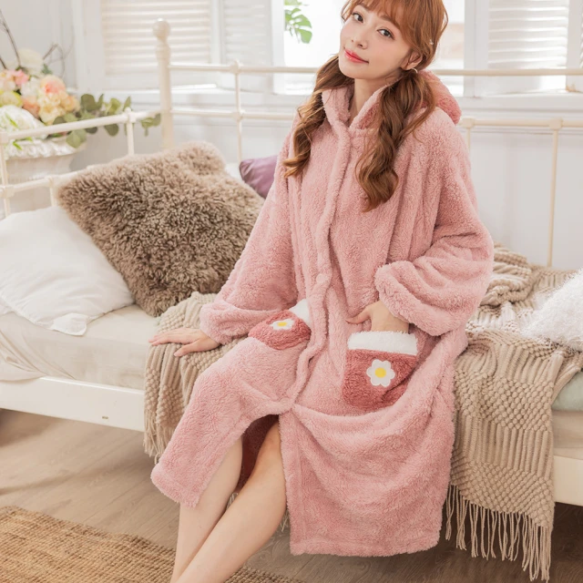 保暖睡袍 可愛草莓 珊瑚絨造型懶人披肩 懶人毯(紅F) AngelHoney天使霓裳 歷史價格詳細信息