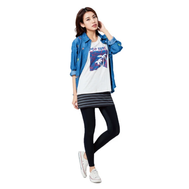 【iFit 愛瘦身】假兩件刷色旗艦護膝壓力褲 開釦款 兩色 (尺寸可選) 歷史價格詳細信息