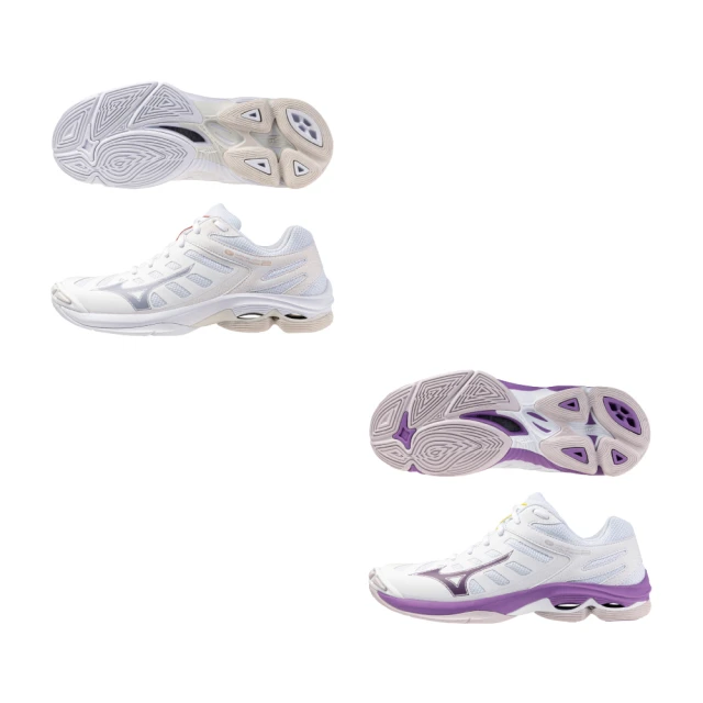 Mizuno 美津濃 排球鞋 Wave Voltage 2 女鞋 米白 波浪片 輕量 室內運動 羽排鞋 V1GC2460-25 歷史價格詳細信息