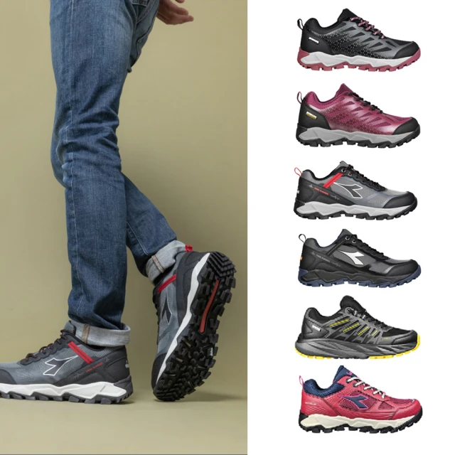 DIADORA 戶外越野登山鞋 迪亞多納 越野跑鞋 深刻橡膠大底 防潑水 耐磨 2E 寬楦 DA71335 兩色 大自在 歷史價格詳細信息