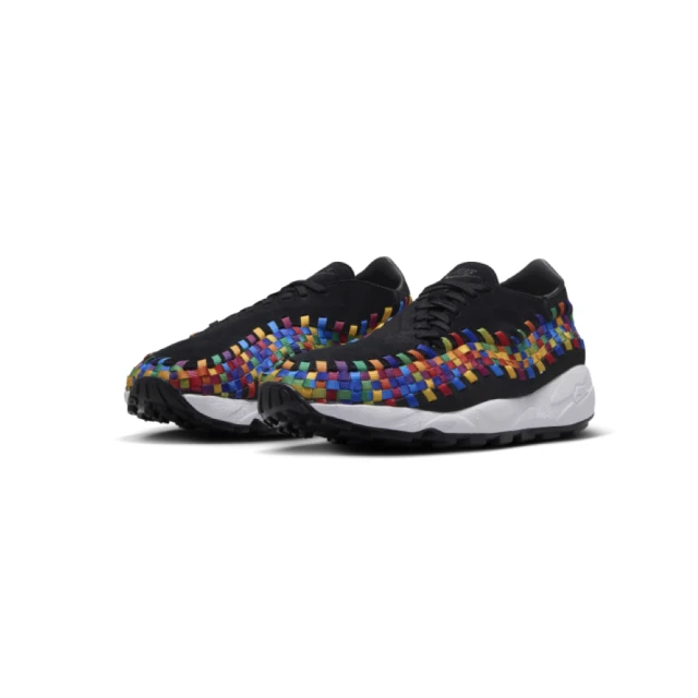 Nike 耐吉 休閒鞋 Air Footscape Woven PRM 女鞋 黑 鱷魚紋 編織 復古 FQ8129-010 歷史價格詳細信息