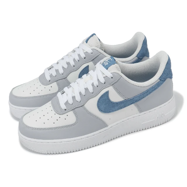 Nike 耐吉 休閒鞋 Air Force 1 07 LO 男鞋 白 藍 AF1 皮革 低筒 DM2845-100 歷史價格詳細信息