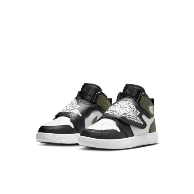 【NIKE 耐吉】運動鞋 籃球鞋 童鞋 小童 中大童 SKY JORDAN 1 PS 橄欖綠 黑 魔鬼氈 親子鞋(BQ7197092) 歷史價格詳細信息