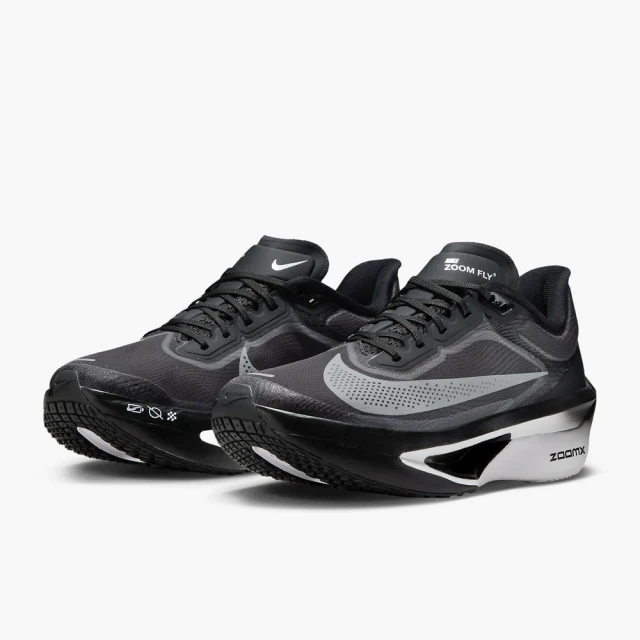 【NIKE 耐吉】運動鞋 慢跑鞋 跑鞋 女鞋 W ZOOM FLY 6 緩震 厚底 米白 黑(FN8455102) 歷史價格詳細信息