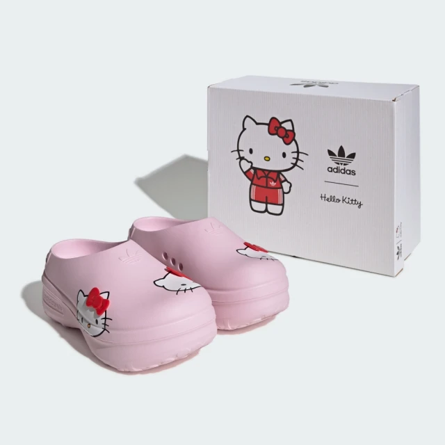 adidas 愛迪達 X Hello Kitty 拖鞋 Adilette 女鞋 白 粉 毛絨 聯名款 涼拖鞋 愛迪達  IG8419 歷史價格詳細信息