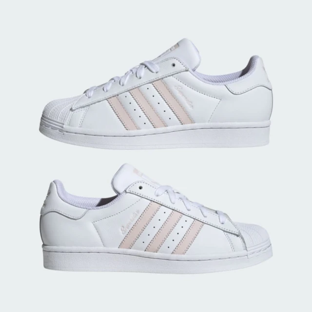 【ADIDAS】SUPERSTAR W 休閒鞋 女鞋 白粉-IE3001 歷史價格詳細信息