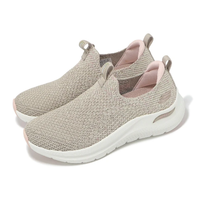 Skechers Arch Fit 2.0 [150321TPPK] 女 運動休閒鞋 舒適 百搭 米 粉紅 歷史價格詳細信息