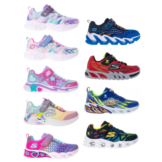 【SKECHERS】男女童 輕量魔鬼氈運動鞋(多款) 歷史價格詳細信息