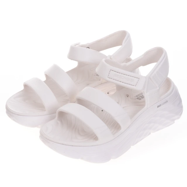 【SKECHERS】女鞋 健走系列涼拖鞋 MAX CUSHIONING FOAMIES(111126WHT) 歷史價格詳細信息
