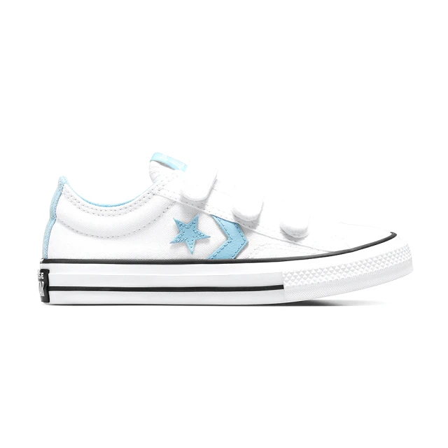 【CONVERSE】STAR PLAYER 76 3V OX 低筒 休閒鞋 童鞋 中大童 魔鬼氈 白色-A05218C 歷史價格詳細信息
