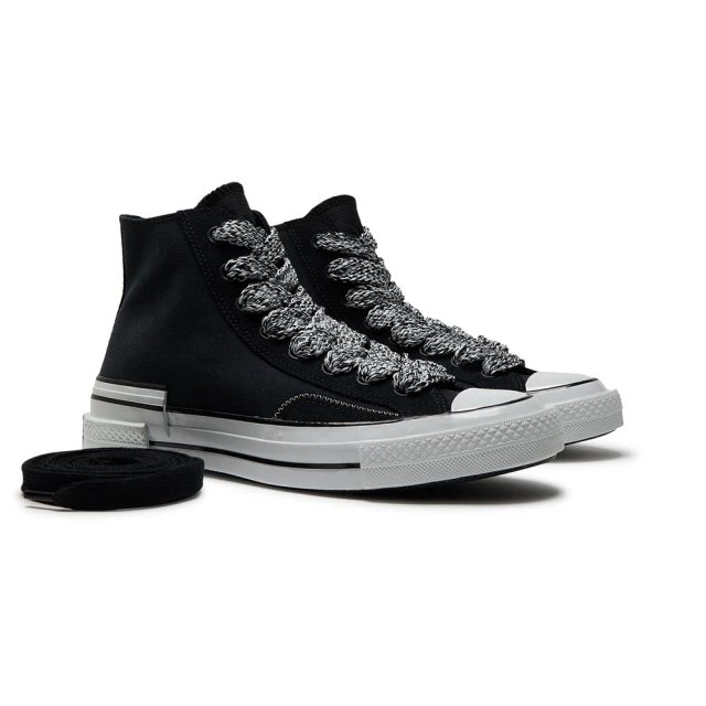 【CONVERSE】休閒鞋 帆布鞋 女鞋 CHUCK 70 HI 高筒 黑-571387C 歷史價格詳細信息