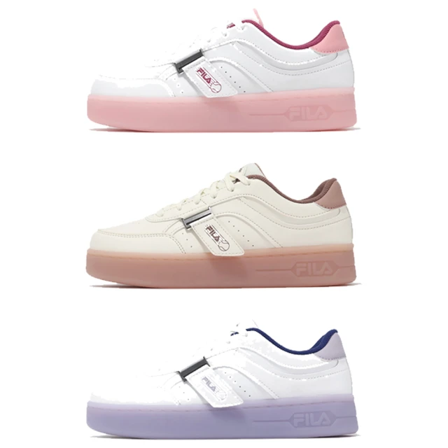 FILA 休閒鞋 JELLY 米白棕 果凍底 復古 緞帶 女 5C336Y177 歷史價格詳細信息