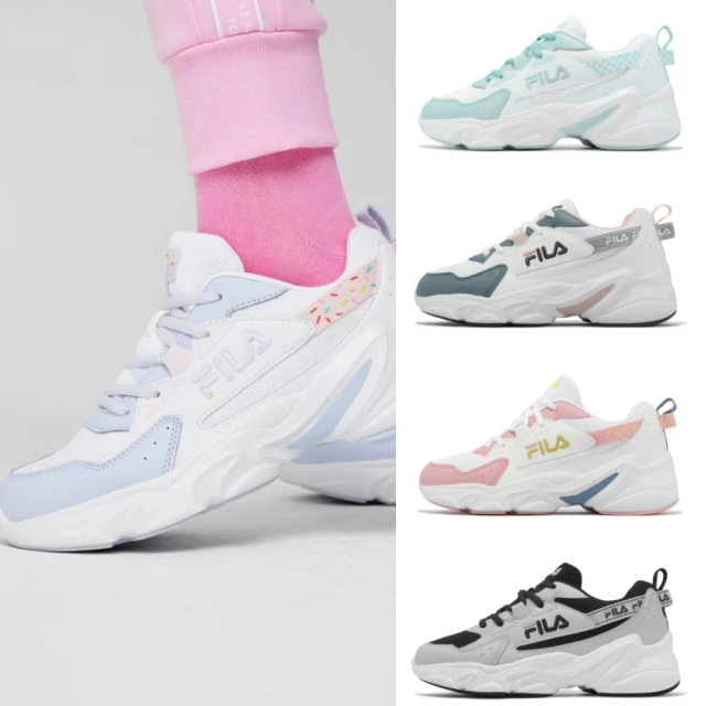 Fila 斐樂 休閒鞋 Hidden Tape 7 女鞋 灰 粉紅 復古 老爹鞋 5J944X116 歷史價格詳細信息
