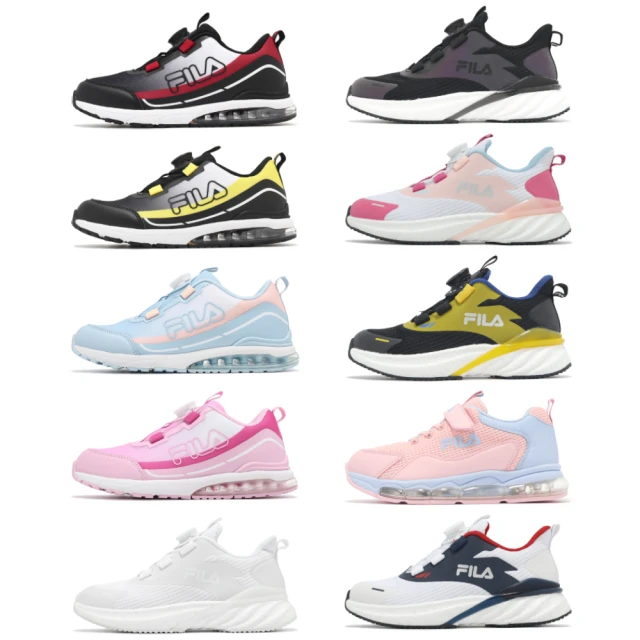 FILA大童旋鈕免綁帶避震慢跑運動鞋3-J822Y-111 歷史價格詳細信息