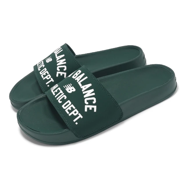 New Balance 拖鞋 NB 200 綠 黑 男鞋 女鞋  大Logo 涼拖鞋 SMF200E1 D 【ACS】 歷史價格詳細信息