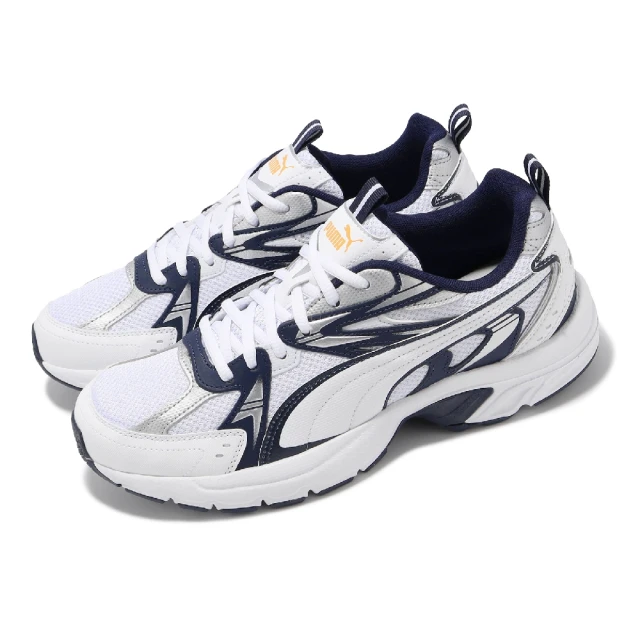 Puma 休閒鞋 Milenio Tech 灰 銀 深藍 復古 慢跑鞋 男鞋 【ACS】 39232203 歷史價格詳細信息
