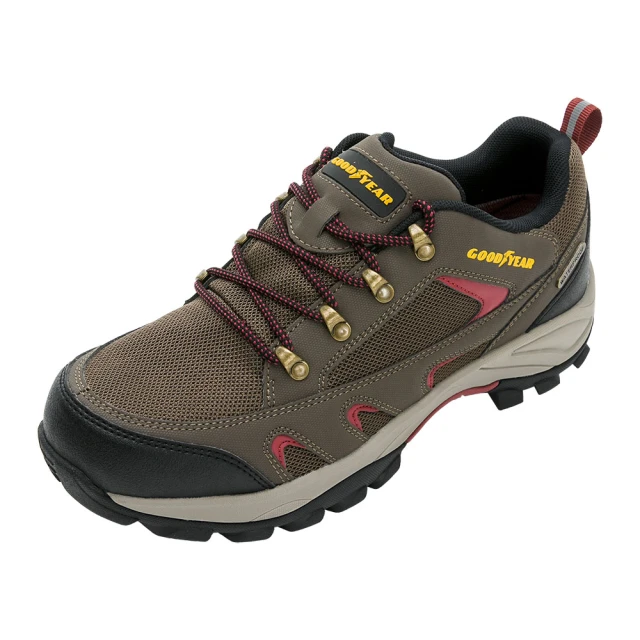 GOODYEAR 透濕防水戶外鞋 山林遠征 Q彈乳膠鞋墊 抓地耐磨大底 男段 黑棕GAMO33433 歷史價格詳細信息