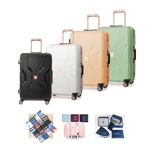 【MOM JAPAN】鋁框 飛機靜音輪 德國拜耳PC 旅行箱 出國箱 金屬護角 小格紋 29吋 薇娜 歷史價格詳細信息