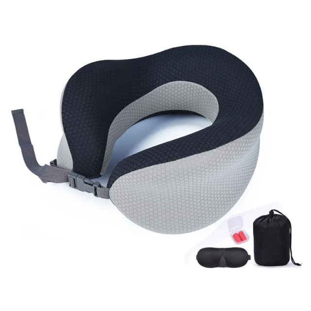 PUSH!旅遊用品U型枕慢回彈記憶棉飛機枕托背頸枕旅行枕火車枕午休枕頭枕藏青S61 歷史價格詳細信息