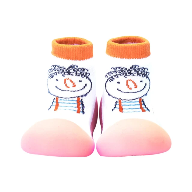 【BigToes】變色幼兒襪型學步鞋-水藍兔兔 粉橘兔兔(防滑嬰兒鞋 寶寶襪鞋 防滑膠底鞋) 歷史價格詳細信息