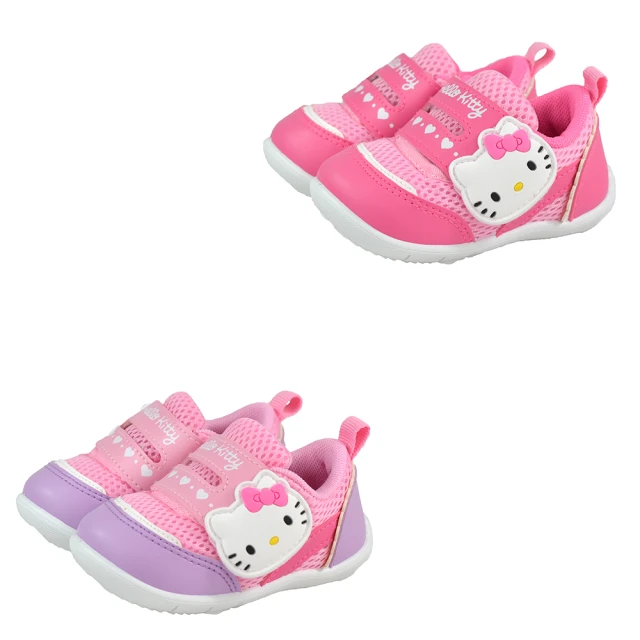 Hello Kitty>抗菌休閒LOVE鞋款721014粉/白/黑(中大童段)19-23cm新品 歷史價格詳細信息