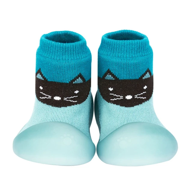 【BigToes】變色幼兒襪型學步鞋-水藍兔兔 粉橘兔兔(防滑嬰兒鞋 寶寶襪鞋 防滑膠底鞋) 歷史價格詳細信息