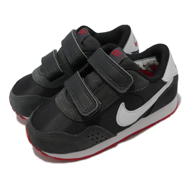 Nike 耐吉 童鞋 MD Valiant TDV 小童鞋 魔鬼氈 麂皮 黑 白 紅 休閒鞋 小朋友 CN8560-016 歷史價格詳細信息