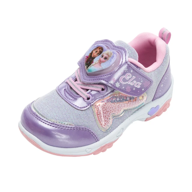 【Disney 迪士尼】冰雪奇緣 童鞋 超纖皮革童休閒涼鞋 紫/FNKT37147 歷史價格詳細信息