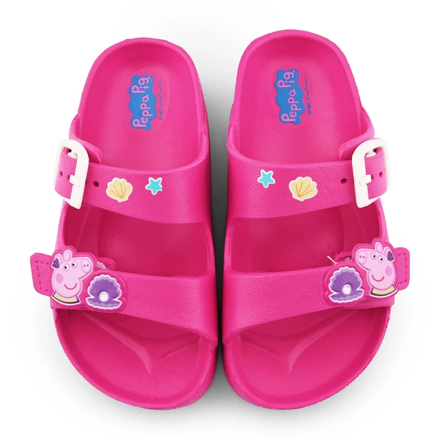 【童鞋城堡】童鞋 小童 正版佩佩豬 寶寶後帶拖鞋(PG1038-桃) 歷史價格詳細信息