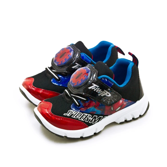 【Marvel 漫威】蜘蛛人 童鞋輕量電燈運動鞋 藍紅/MNKX35276 歷史價格詳細信息