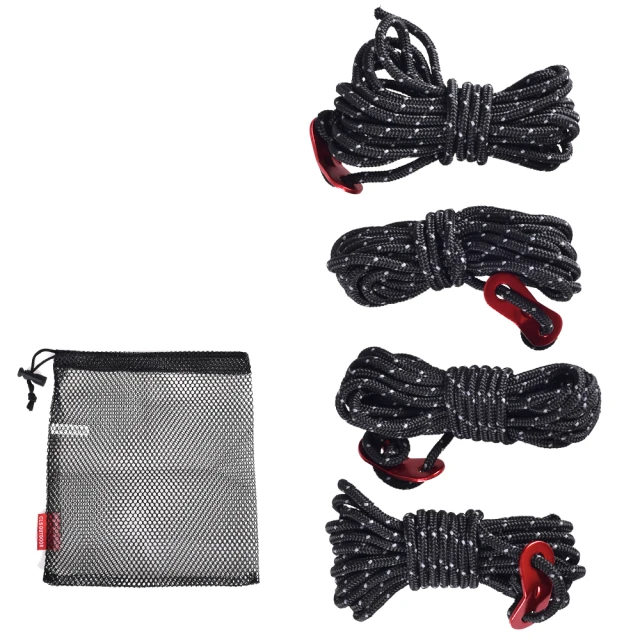 【韓國CLS】反光營繩 超值四入組 贈調節繩扣(軍綠)/多功能/強韌/拉繩/綑綁繩/固定繩/露營/防風繩 歷史價格詳細信息