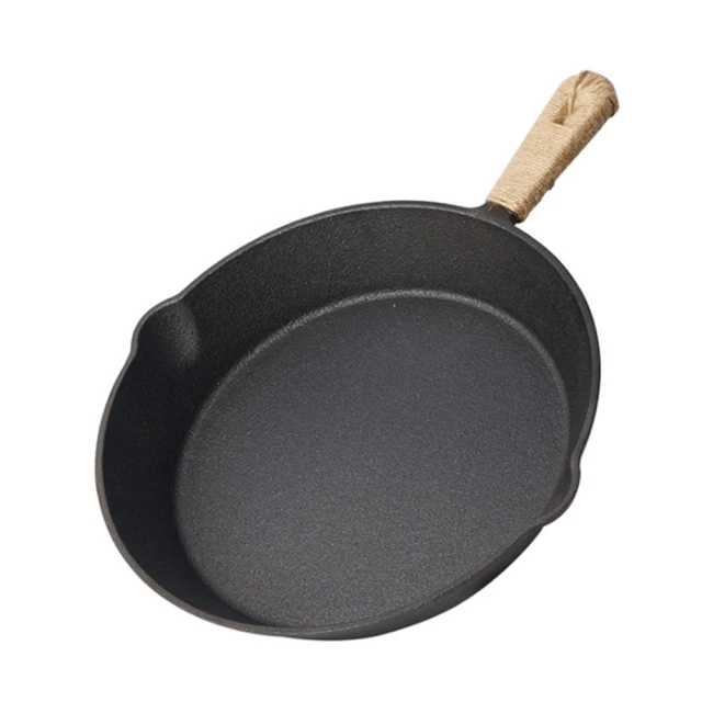 CLS 鑄鐵煎鍋 平底煎鍋 野炊鍋具 戶外露營 送麻繩 26cm 歷史價格詳細信息
