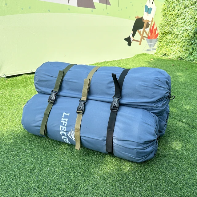 LIFECODE 夜行星4.0《二房一廳》黑膠加長款4-8人帳篷-軍藍 歷史價格詳細信息