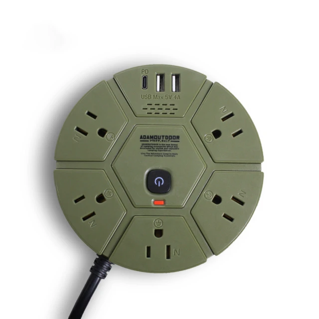 ADAMOUTDOOR 5座PD延長線1.8M(ADPW-PS351PDBK)黑 歷史價格詳細信息