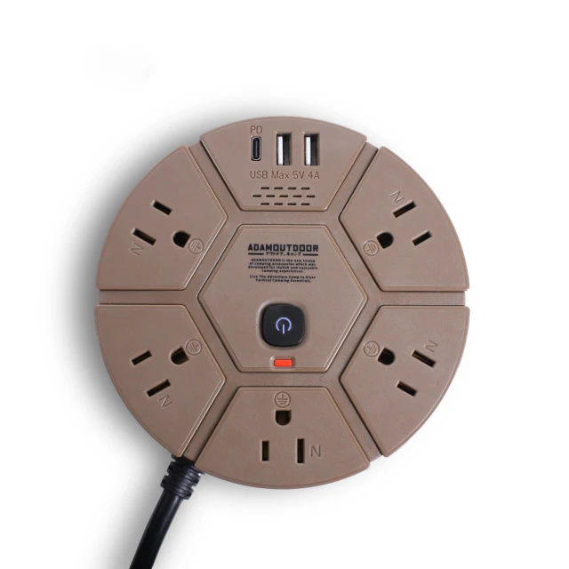 ADAMOUTDOOR 5座PD延長線1.8M(ADPW-PS351PDBK)黑 歷史價格詳細信息