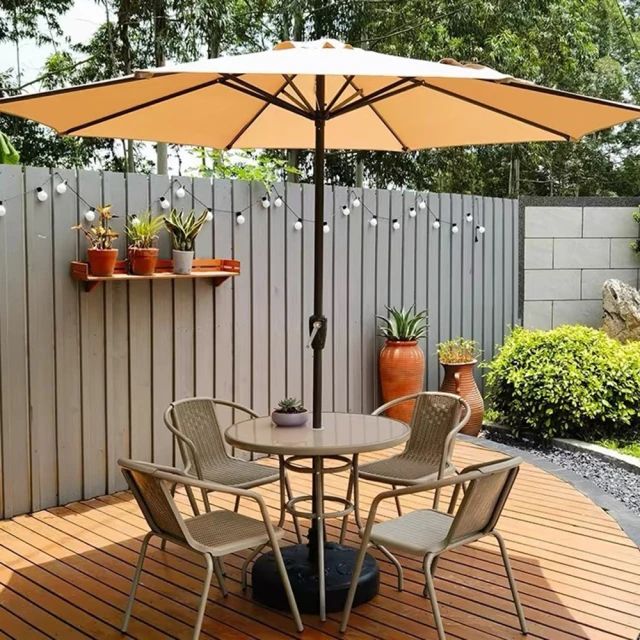 戶外9尺鐵手搖傘 遮陽傘 (無傘座) J-270 歷史價格詳細信息