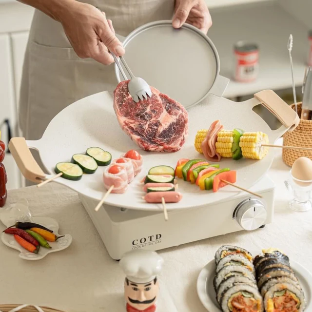 【COTD】38公分超完美韓式烤盤/兩色(烤盤/露營/烤肉) 歷史價格詳細信息