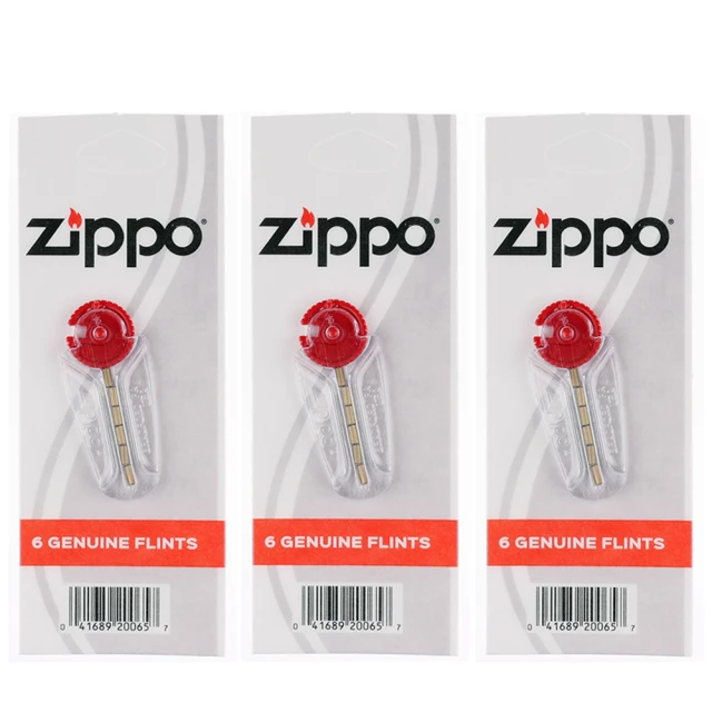 Zippo 原廠卡裝打火石 6顆裝*6入 歷史價格詳細信息