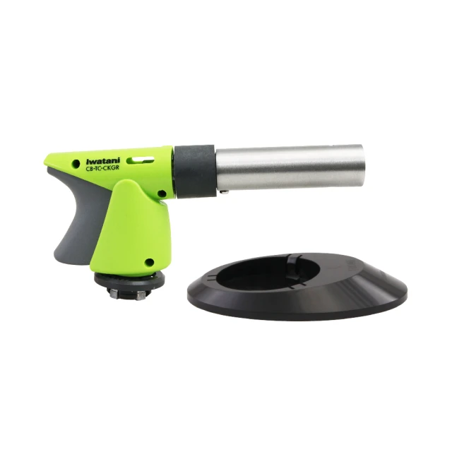 【日本Iwatani】岩谷二段式附座瓦斯料理噴槍-綠色-日本製 歷史價格詳細信息