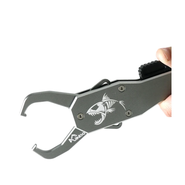 槍型控魚器彩鈦色鋁合金304不銹鋼材質魚夾夾魚鉗控魚器控魚鉗鐵板工具 歷史價格詳細信息