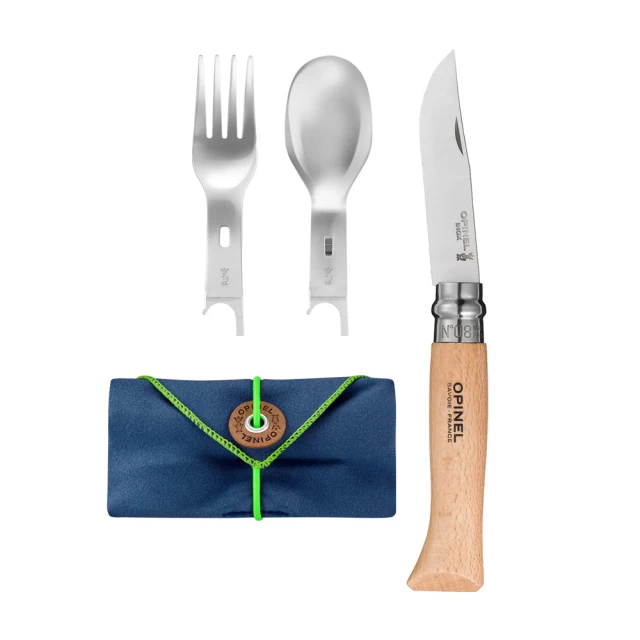 OPINEL Picnic+ 游牧湯叉配件組/含收納布 OPI_002501.法國摺疊刀 野營刀露營刀 不鏽鋼湯匙 歷史價格詳細信息