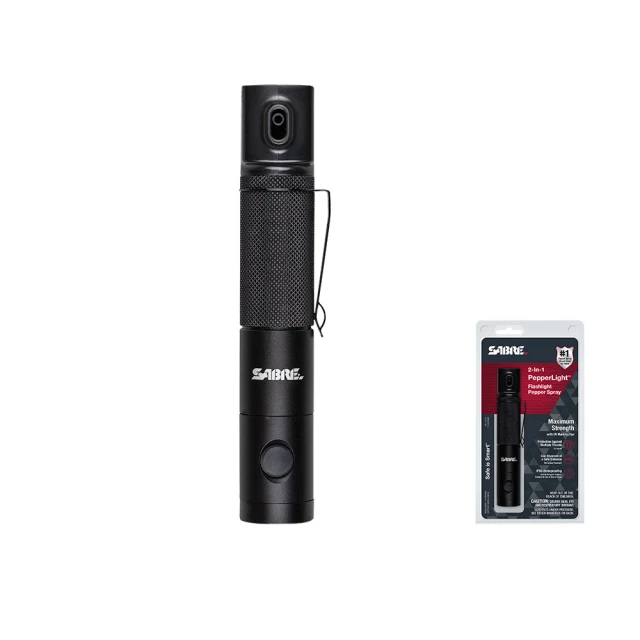 SABRE 2合1高分貝SOS隨身警報器+LED手電筒 (黑色/紫色) 歷史價格詳細信息