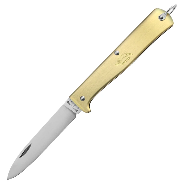 OTTER不鏽鋼背鎖折刀–牛骨握柄 歷史價格詳細信息