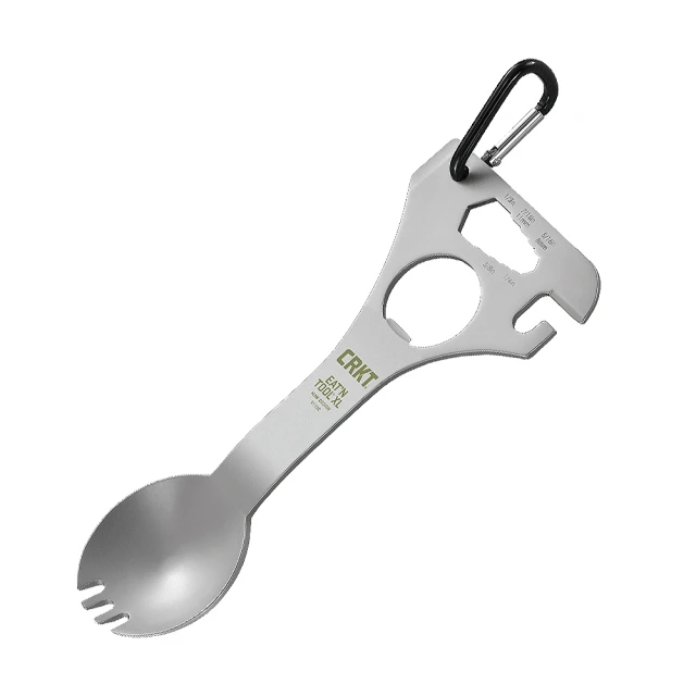 CRKT EAT’N TOOL 戶外多功能鈦湯匙 / 9100TI 純鈦開瓶器 鈦叉勺 一字起子 六角套筒起子 開瓶器 歷史價格詳細信息