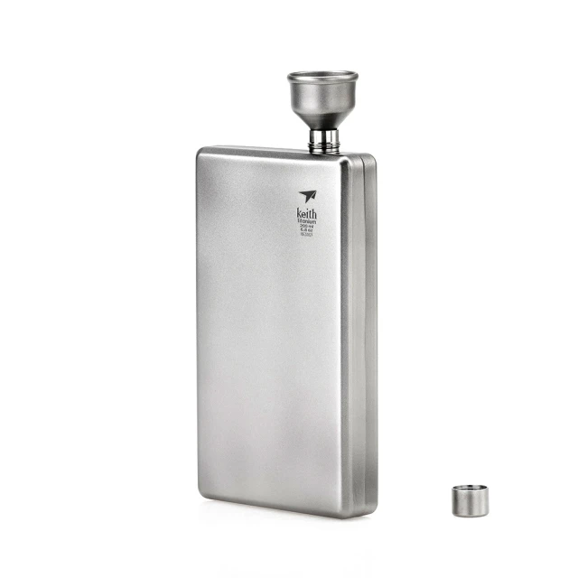 Keith 鎧斯純鈦隨身酒壺120ml / Ti9306 鈦酒壺居家戶外登山露營鈦金屬輕量便攜防漏方形霧面口袋迷你小酒壺 歷史價格詳細信息